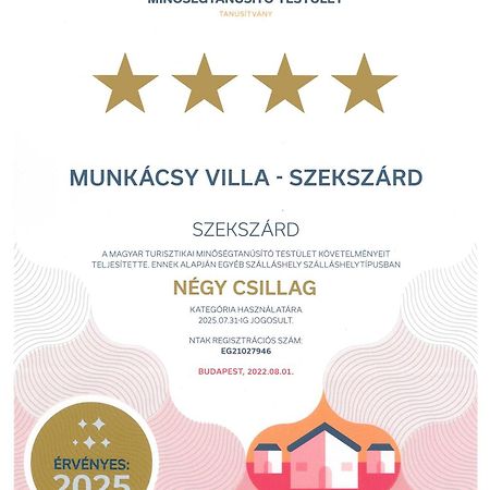 Munkacsy Villa - Сексард Экстерьер фото